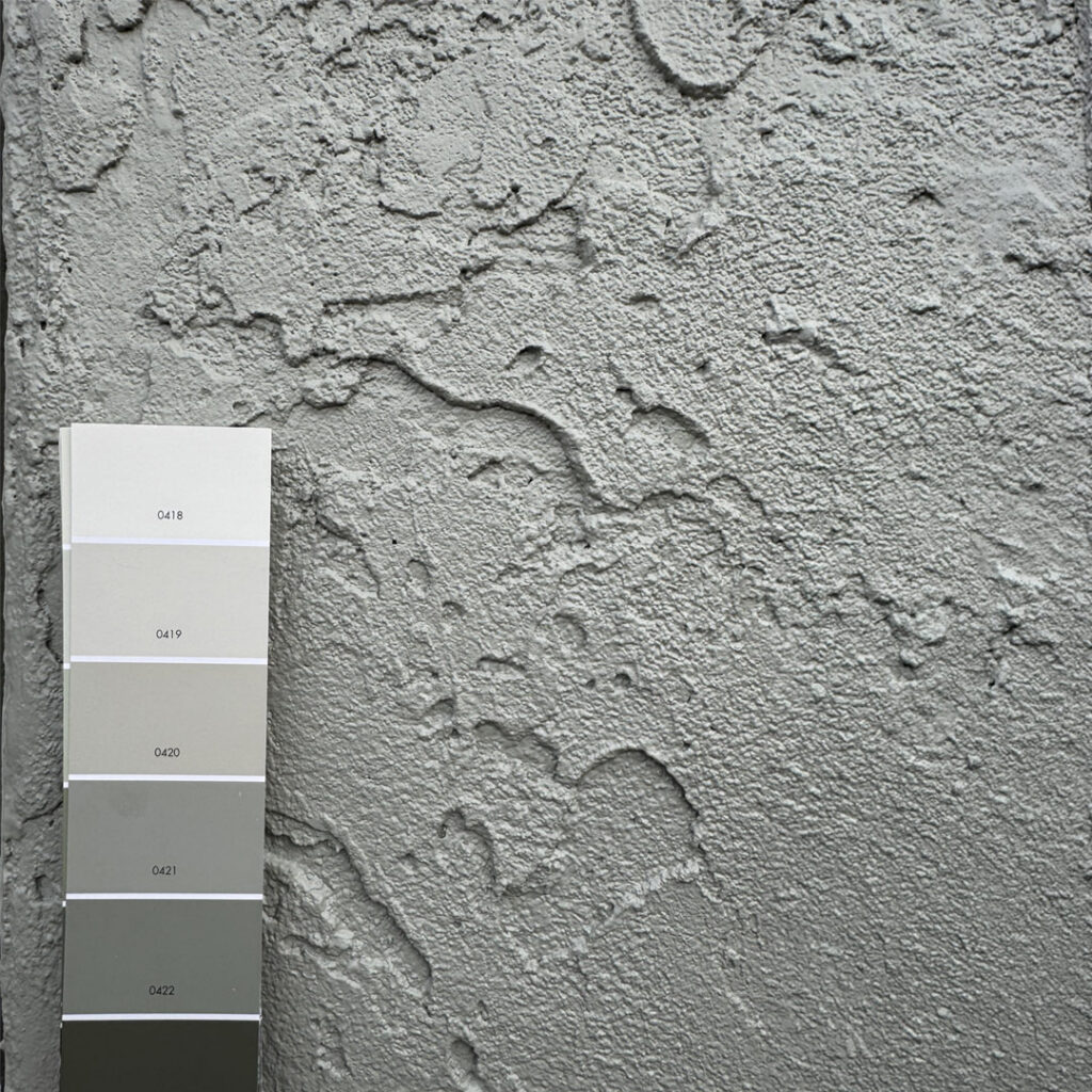 An elastomeric coating on top of new stucco on the exterior of a home in San Diego, California.