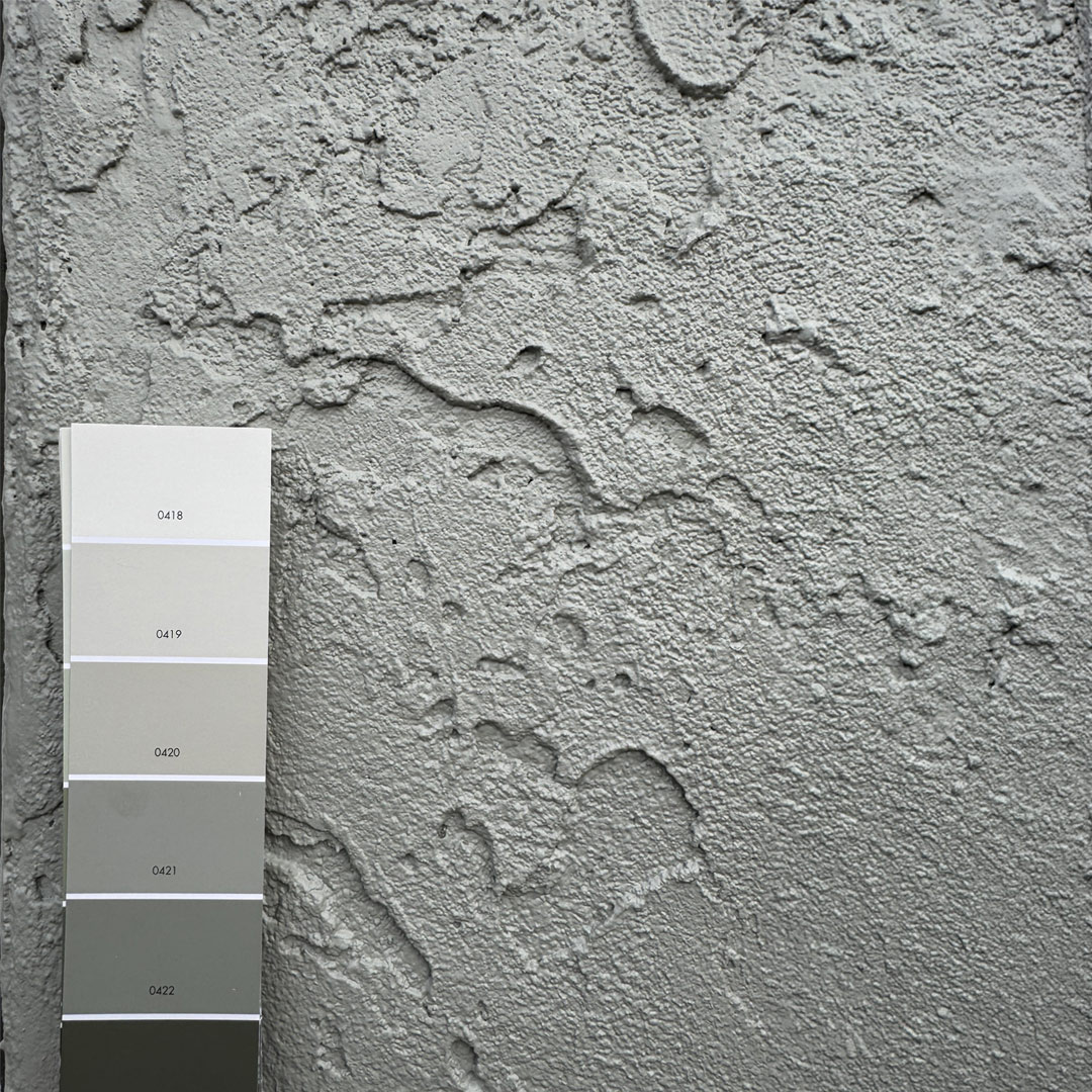 An elastomeric coating on top of new stucco on the exterior of a home in San Diego, California.