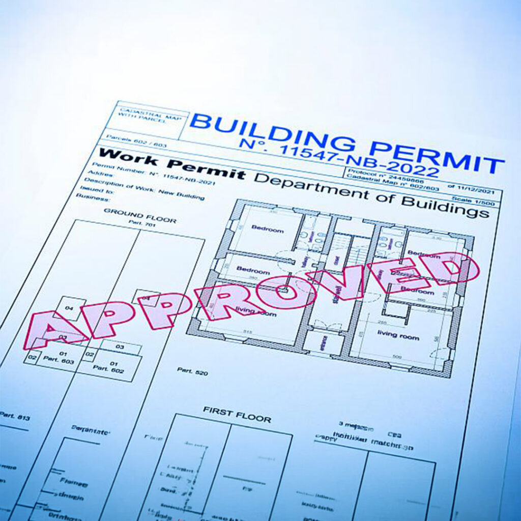 San Diego Building Permit for exterior remodeling.